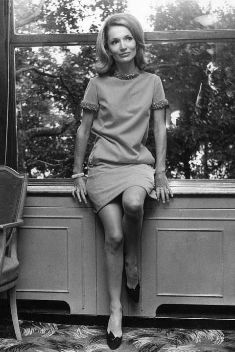 Princess Lee Radziwill (Lee Bouvier) sister of Jacqueline Kennedy in London's Savoy Hotel. She is in England to play the title role in a TV film, 'Laura' produced by David Susskind.   (Photo by Dennis Oulds/Getty Images)