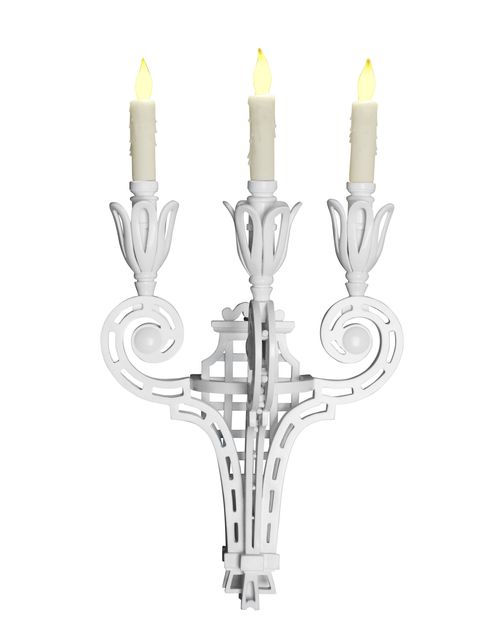 White, Silver, Candle, 