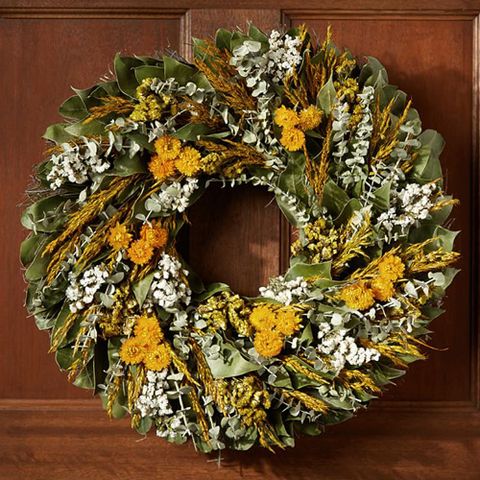 potterybarn live sunshine wreath