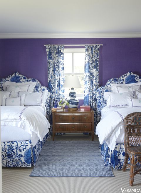 Blue, Room, Interior design, Bed, Property, Bedding, Textile, Floor, Bedroom, Bed sheet, 