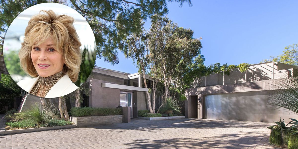 Jane Fonda Lists Her Beverly Hills Mansion - Celebrity Homes In Los Angeles