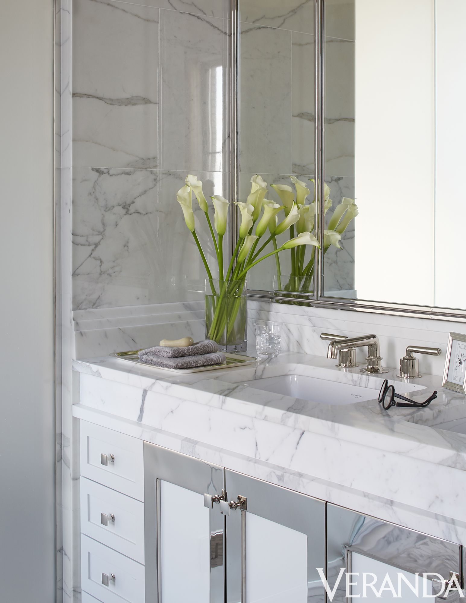 Marble Bathrooms Ideas / Marble Bathroom Design Ideas / 10 marble bathrooms we're swooning over rn.