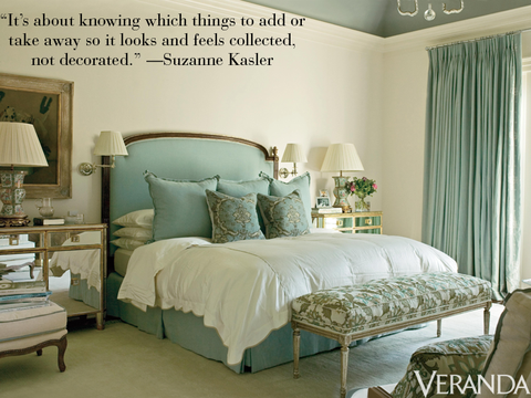 <p>"It's about knowing what to add or take away so it looks and feels collected, not decorated." —Suzanne Kasler</p>