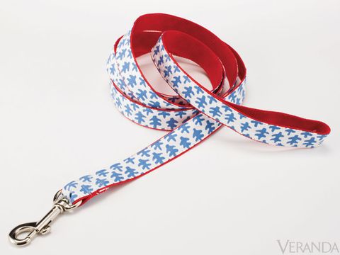 For patrician pets, a Sister Parish dog leash, $60; <a href="http://www.sisterparishdesign.com/" target="_blank">sisterparishdesign.com</a>.