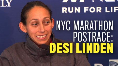 preview for 2014 NYC Marathon Post-race: Desi Linden