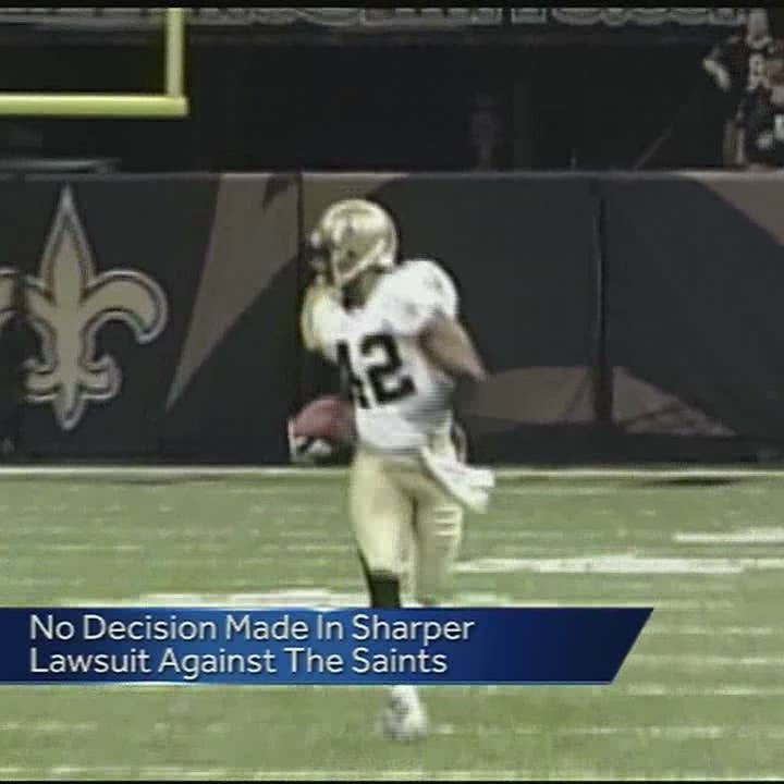 Darren Sharper's lawyers in appeals court; Suing Saints over injury