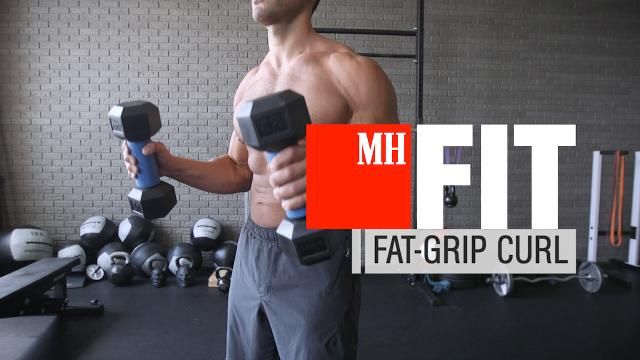 Fat grip 2024 bicep curl