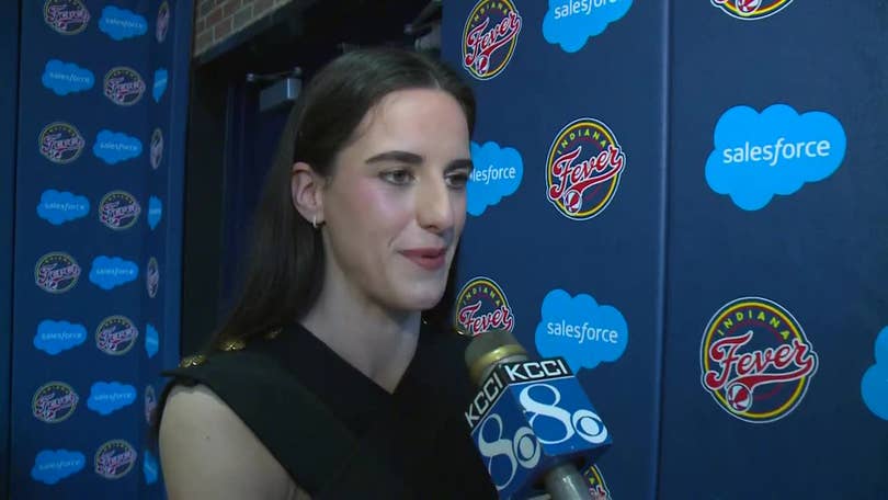 Watch KCCI's exclusive interview with new Indiana Fever guard Caitlin Clark