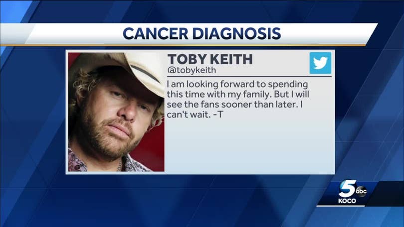 Toby Keith reveals cancer diagnosis