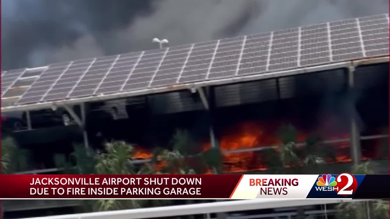 Fire forces major Florida airport to close