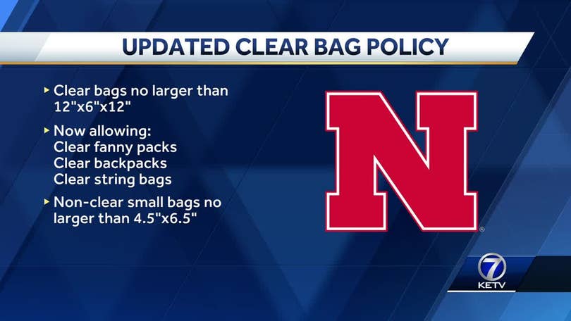 Check your bag before you pack into Memorial Stadium with 90,000