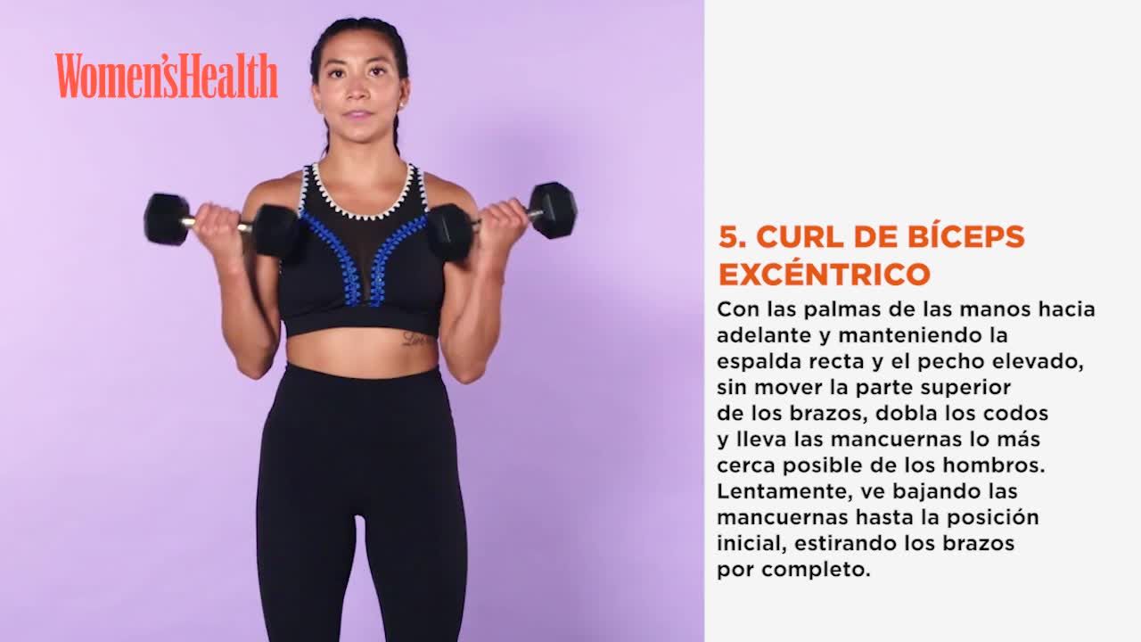 Ajuste Plata hará 20 ejercicios de bíceps para mujeres: rutina de fuerza