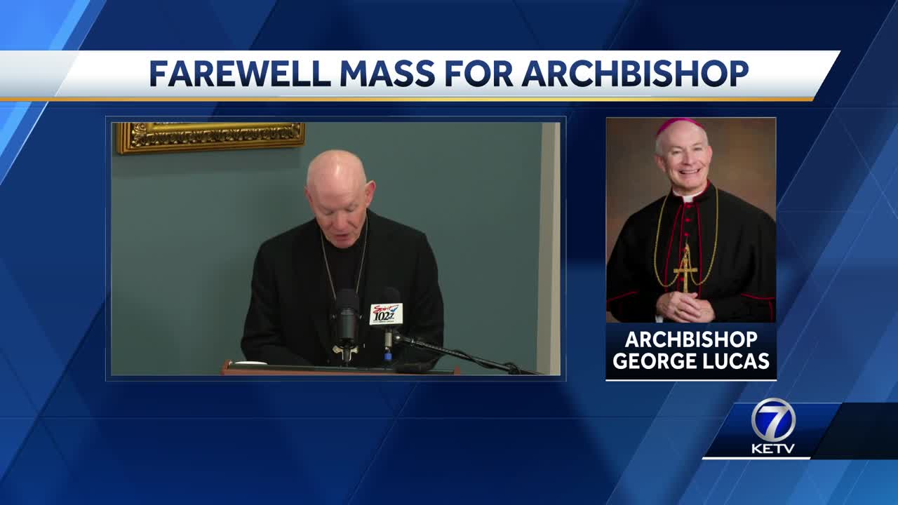 Farewell mass for Archbishop Lucas