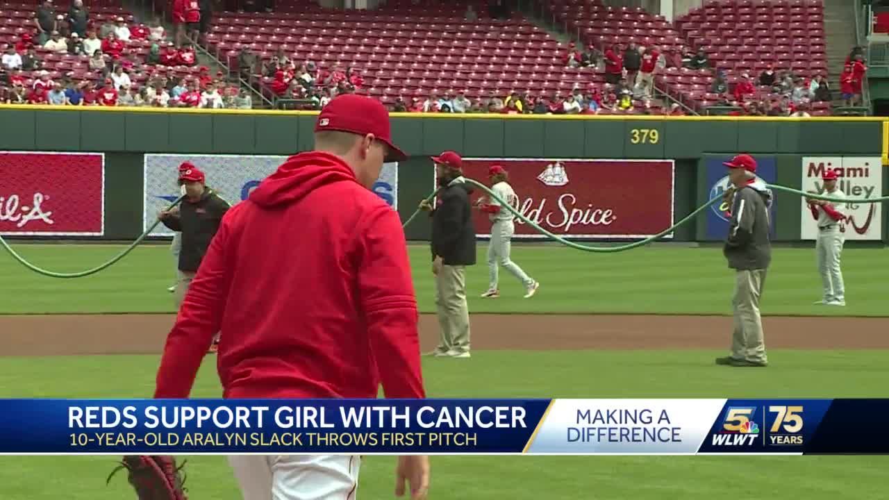 5-Year-Old Battling Cancer Throws First Pitch At Boston Red Sox