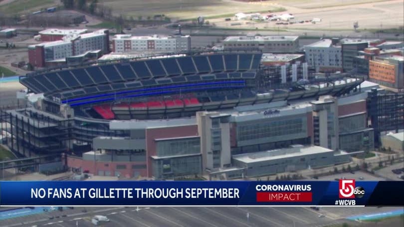 New England Patriots announce no fans at Gillette Stadium through end of  September