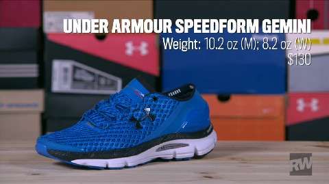 Under Armour SpeedForm Gemini Vent Womens Running Shoes Blue 