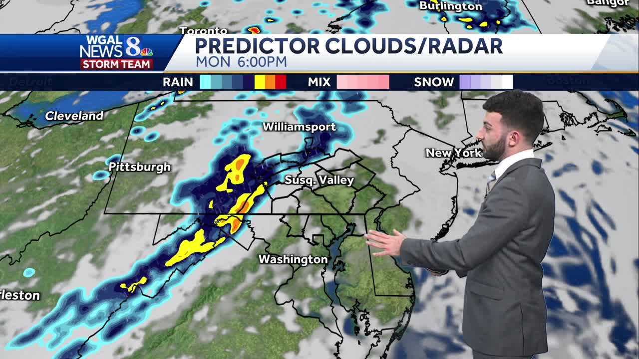 Seasonable night ahead & more showers to come for Monday