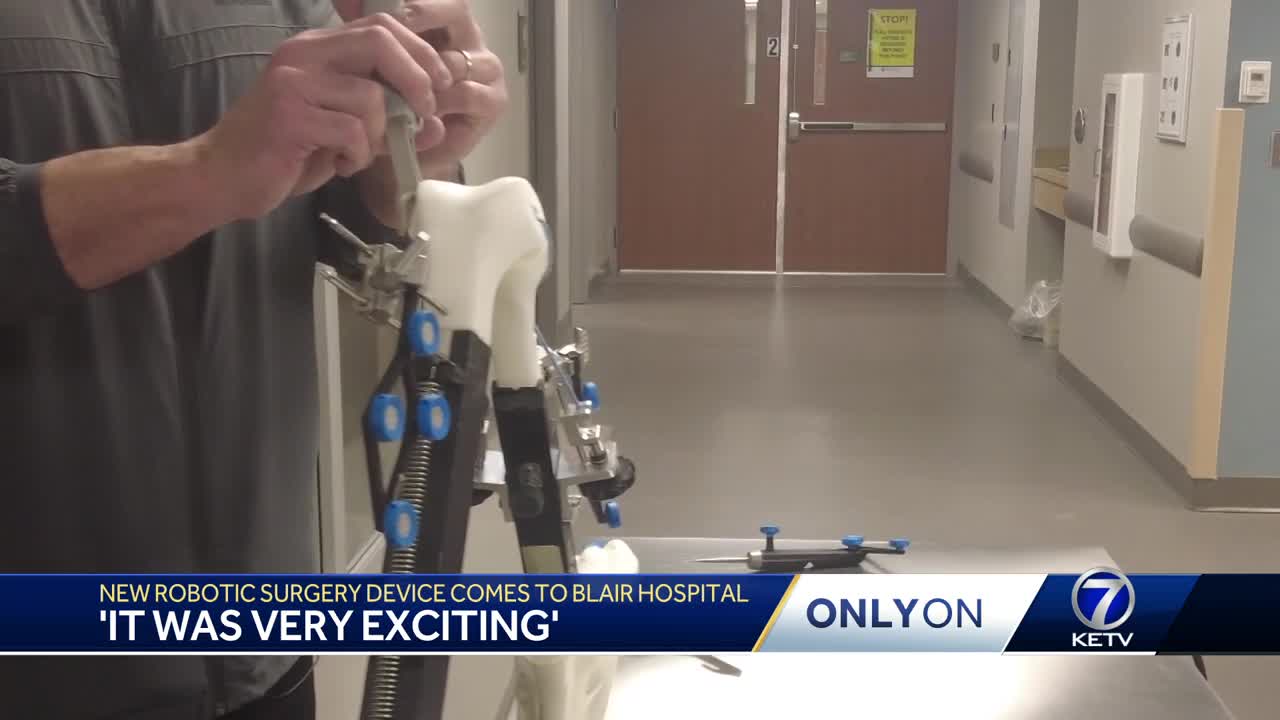 'It was very exciting': New robotic surgery device comes to Blair hospital
