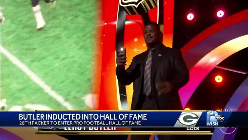 LeRoy Butler leaps into the Pro Football Hall of Fame