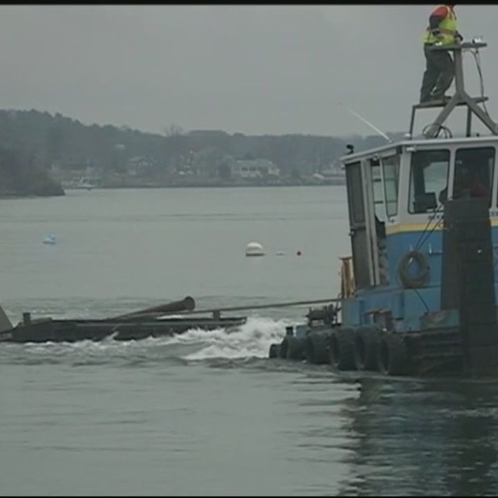 Barge Sinks Off Portsmouth New Hampshire