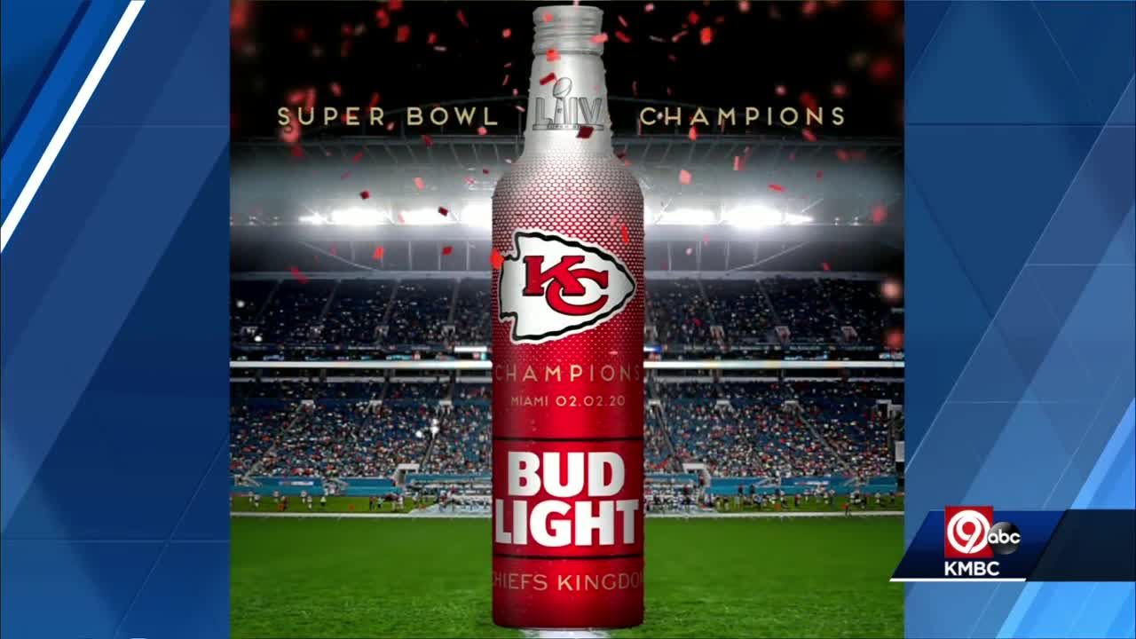 KANSAS CITY CHIEFS: Bud Light, Coke release special edition Chiefs Super  Bowl champions bottles, cans