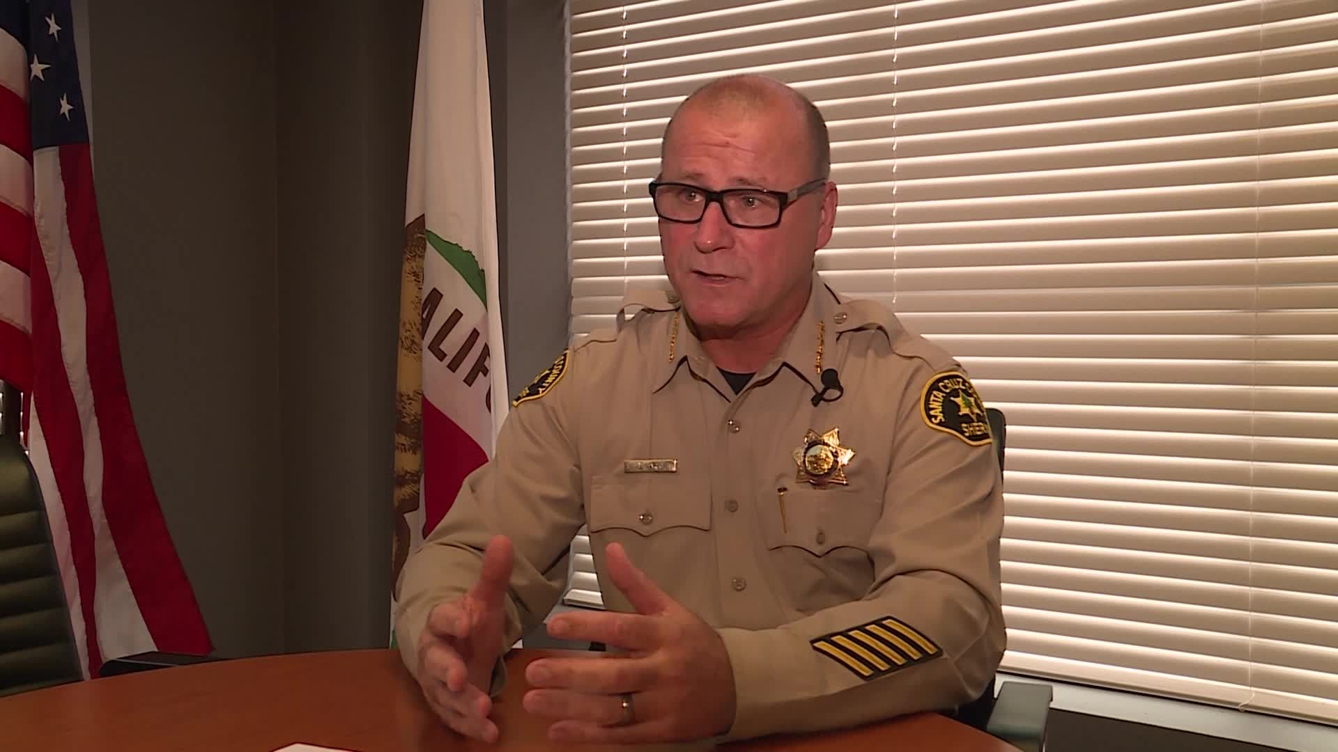 Santa Cruz County Sheriff Jim Hart talks about gun control