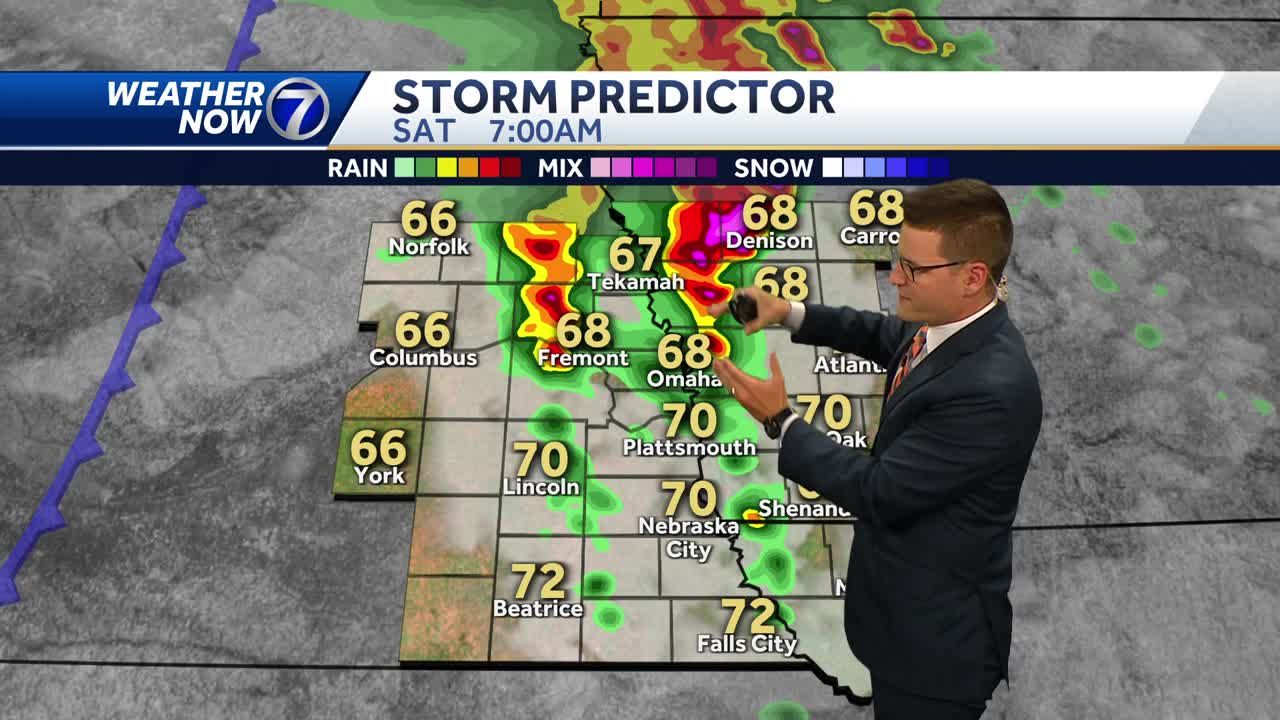 Back into the 90s Friday storms likely early Saturday