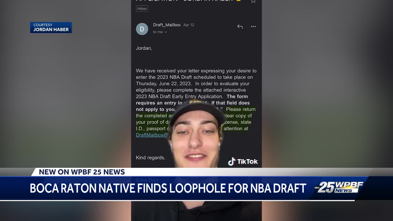 Florida law student Jordan Haber finds NBA Draft loophole