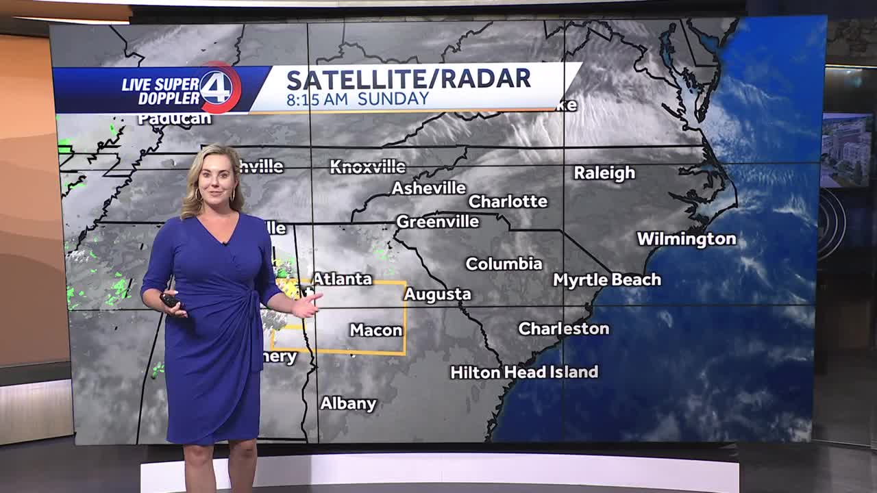 Storms possible Monday