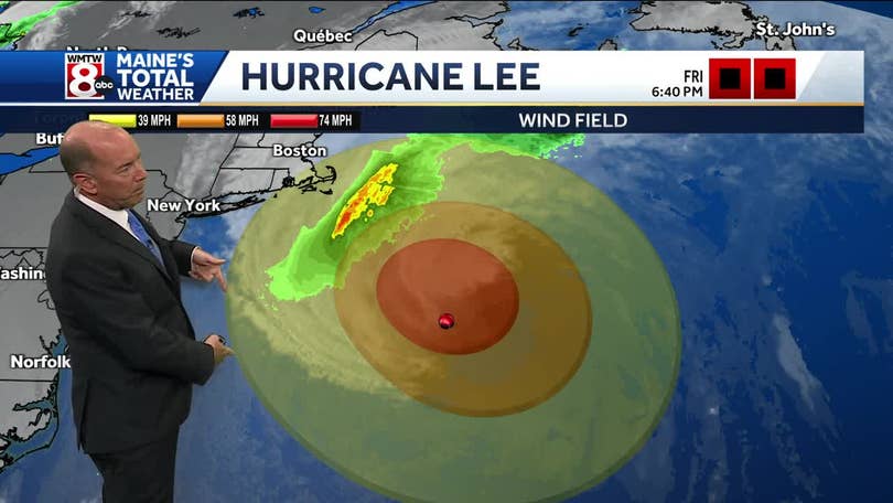 Video Hurricane Lee continues its path toward New England - ABC News