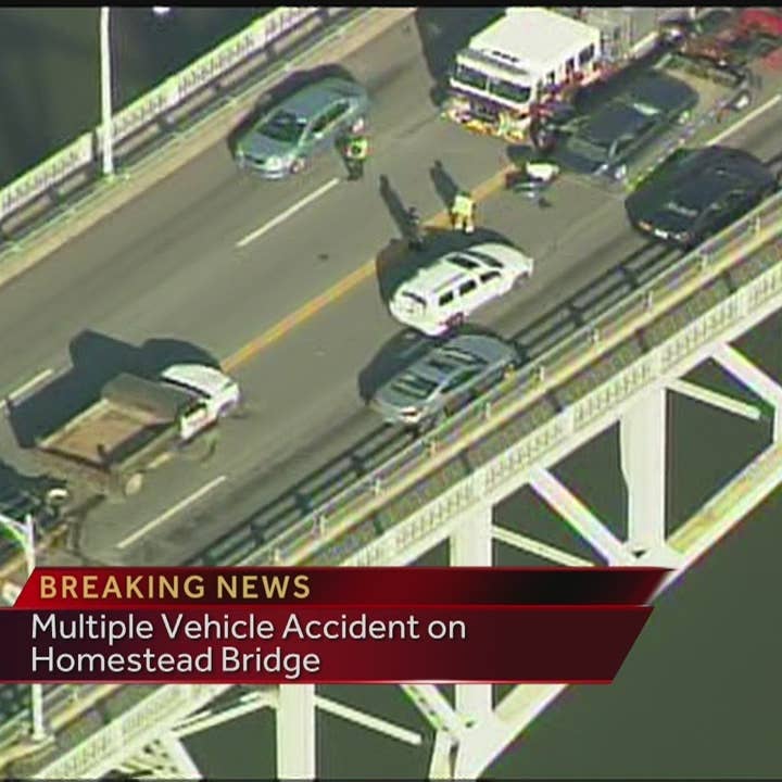 TRAFFIC: Homestead Grays Bridge reopens after two-vehicle crash