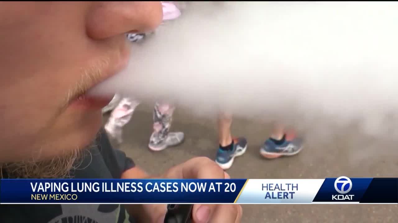 Vaping related lung injuries in New Mexico reach 20