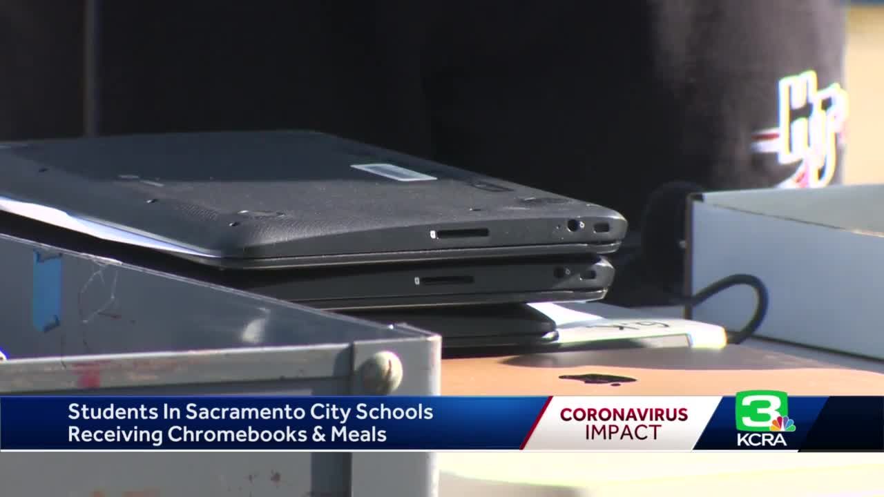 Sac City students receive Chromebooks as schools transition to distance learning