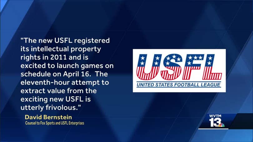 Former USFL owners suing Fox Sports over over new league's