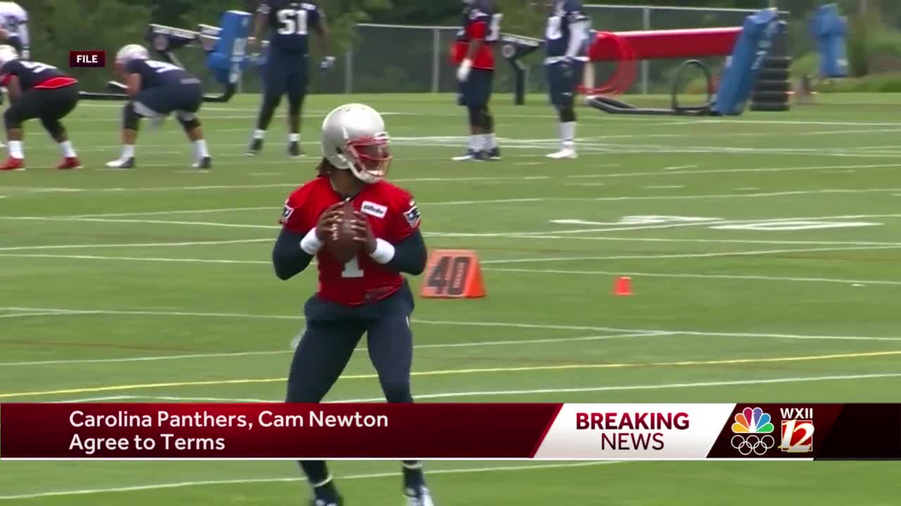 Panthers agree to terms with Cam Newton