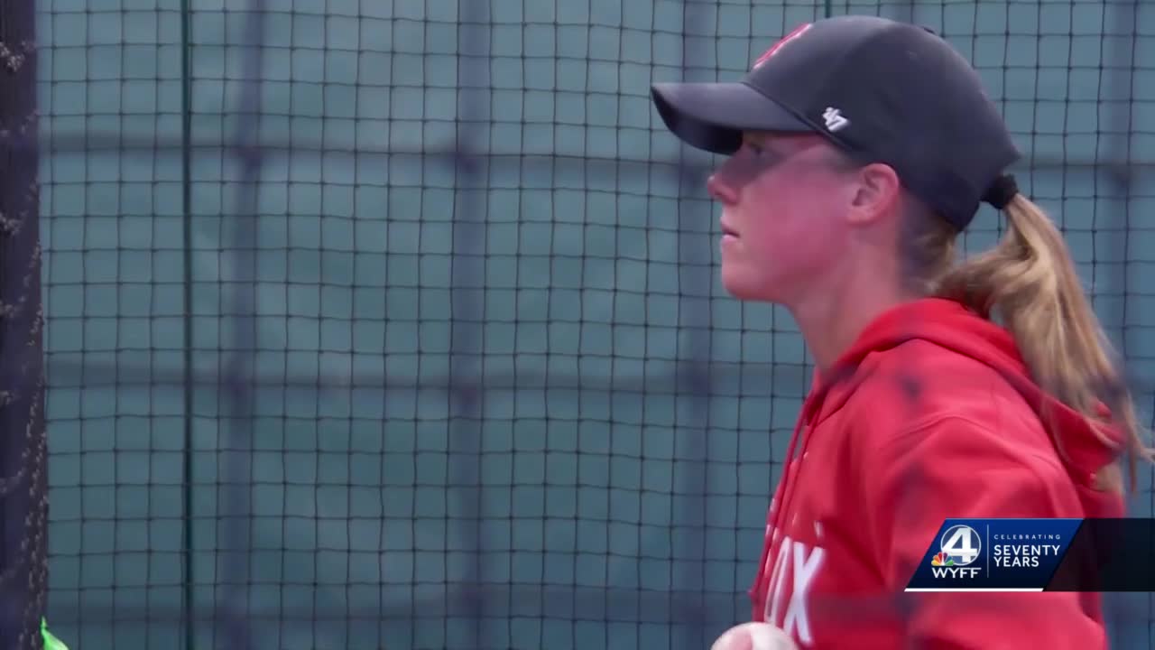 Greenville Drive pitching coach talks with USC Upstate student athlete