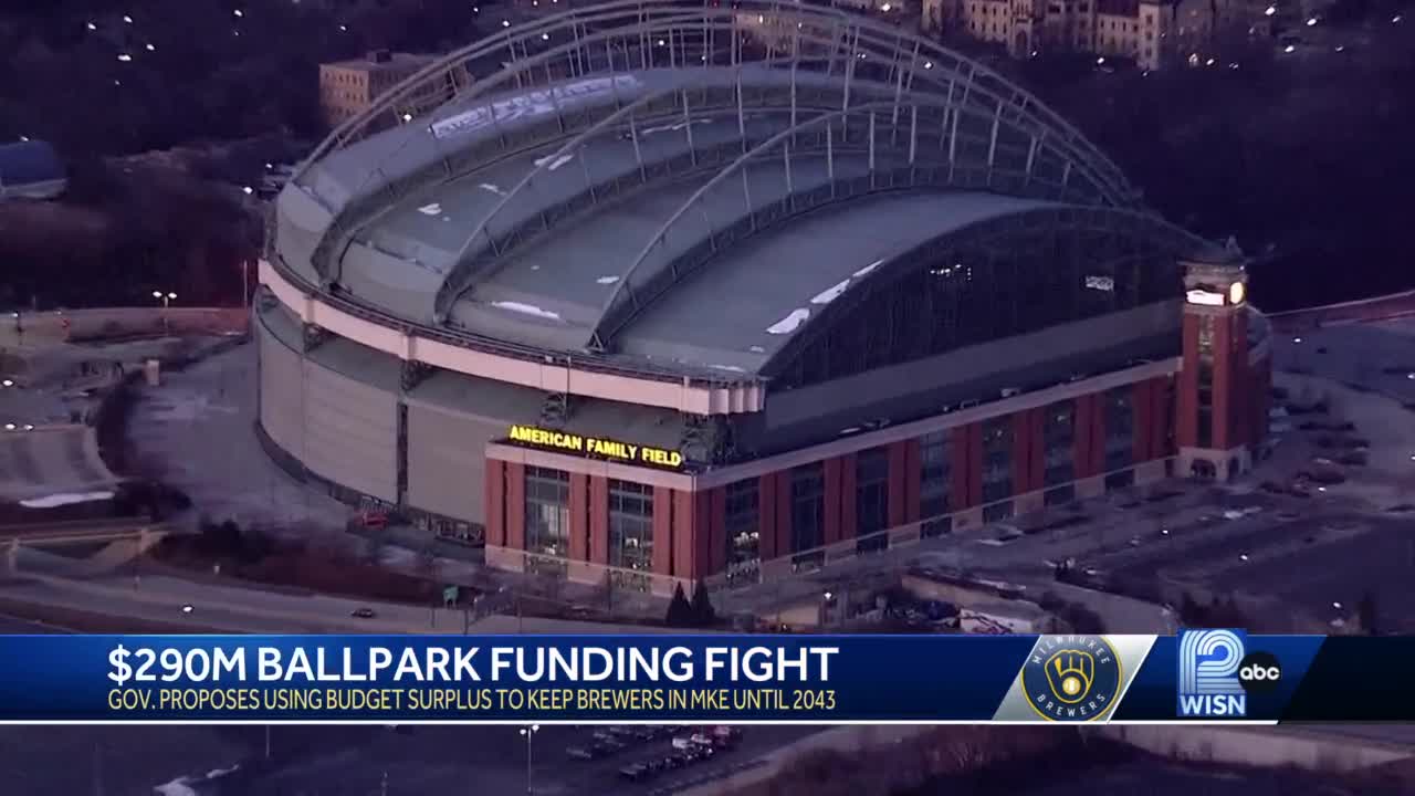 Wisconsin Governor proposes $290M to Milwaukee Brewers' field