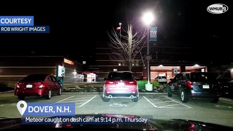 Video: Dash cam captures meteor