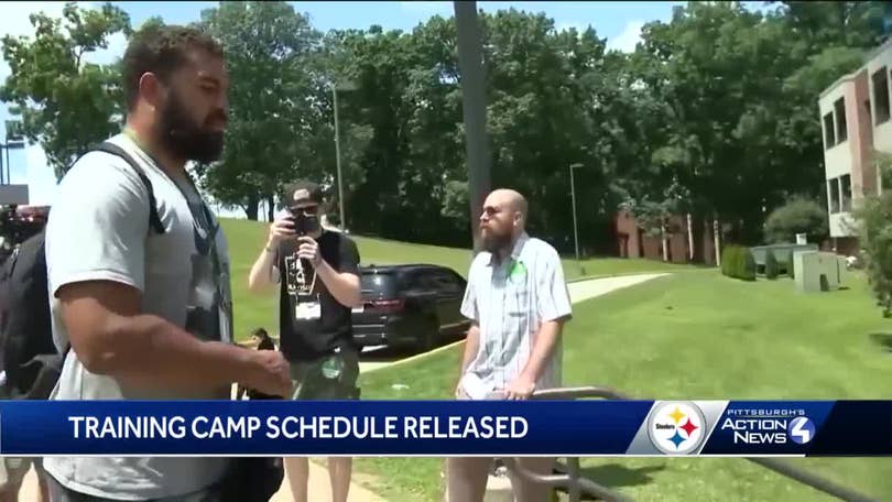 Steelers training camp schedule released