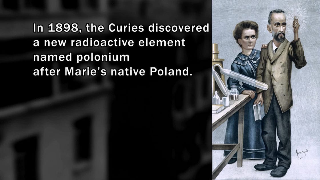 Video player poster image preview for Marie Curie - Pioneering Scientist