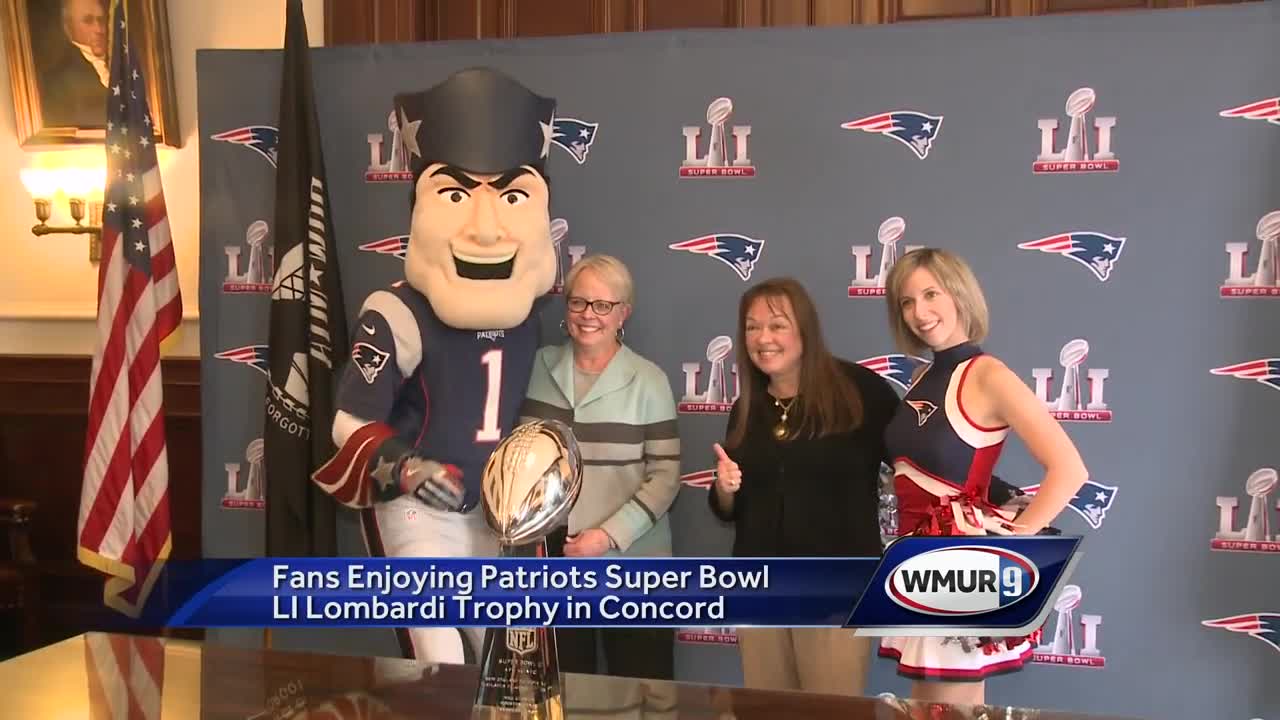 Patriots' Super Bowl Trophy Stops By Concord