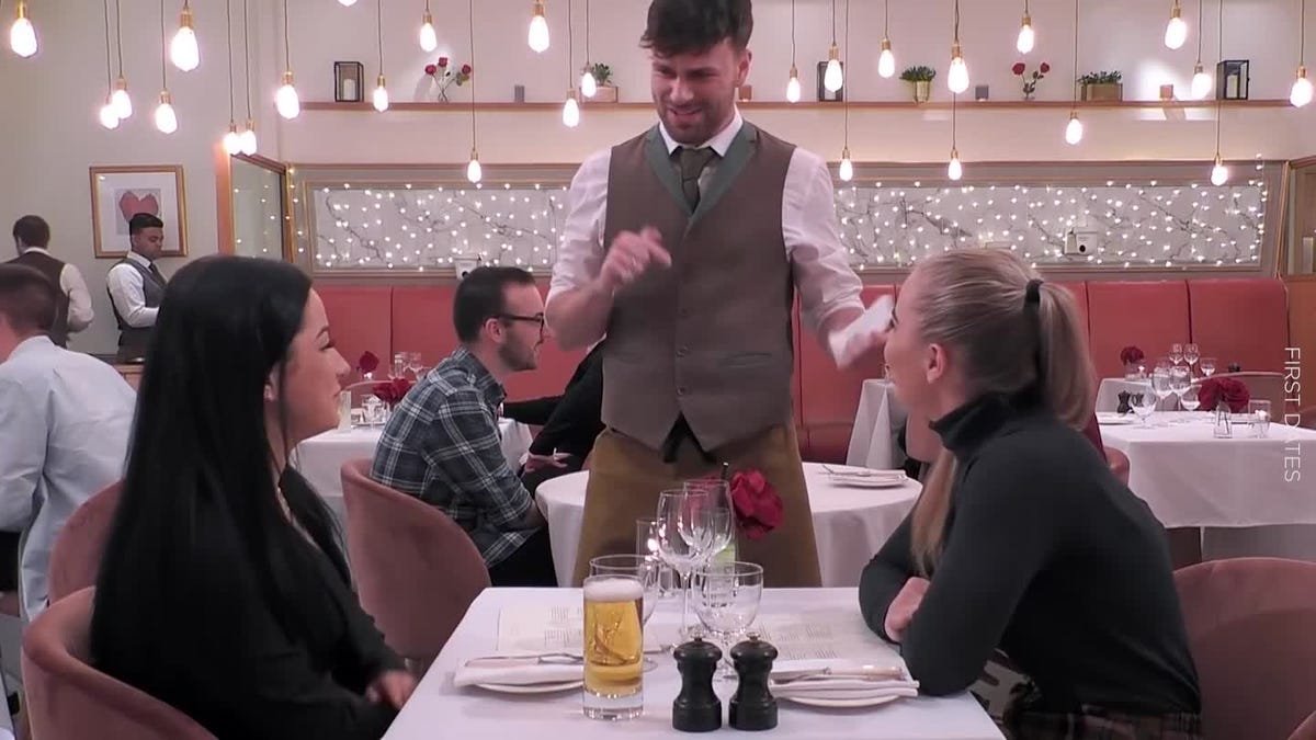 preview for First Dates: Georgia and Georga realise they know eachother