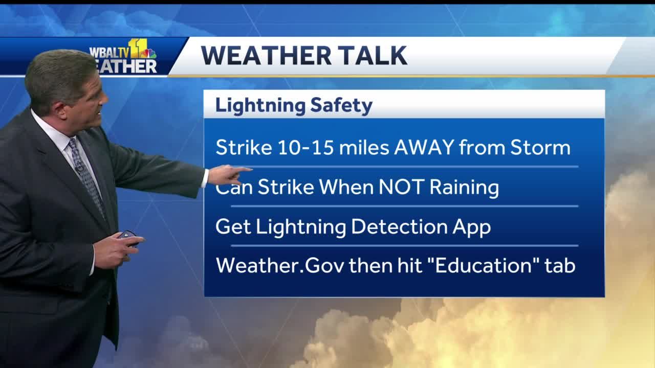 Weather Talk: Lightning safety tips, men struck more often