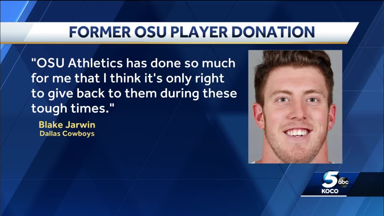 OSU football: Dallas Cowboys tight end Blake Jarwin giving back to those  who helped him in Stillwater