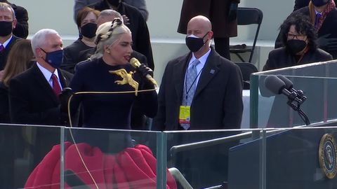 preview for Lady Gaga performs at the 2021 presidential inauguration