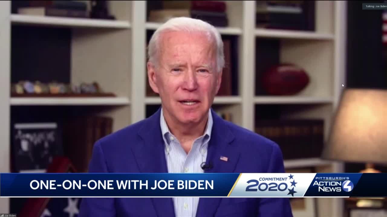 Democratic Presidential Candidate Joe Biden One On One Interview