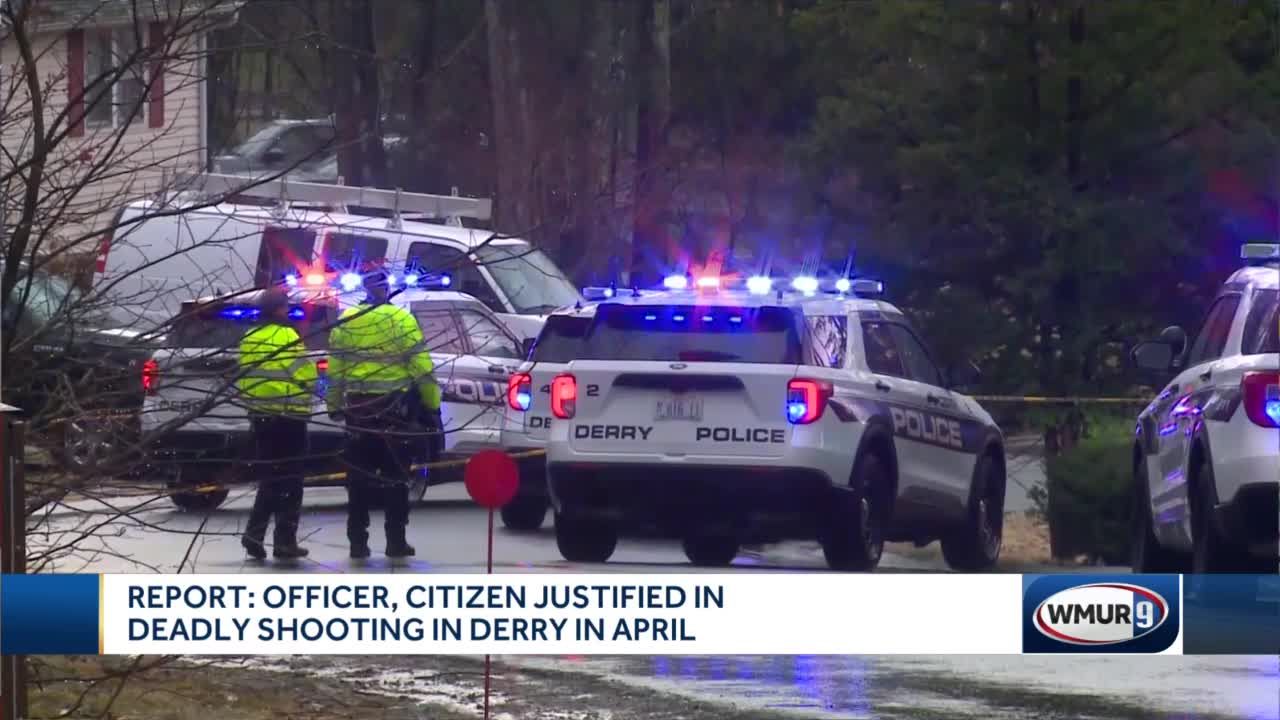 Officers, citizen justified in fatal shooting in Derry, officials say