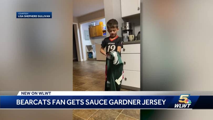 Young Bearcat fan receives Sauce Gardner jersey as birthday surprise