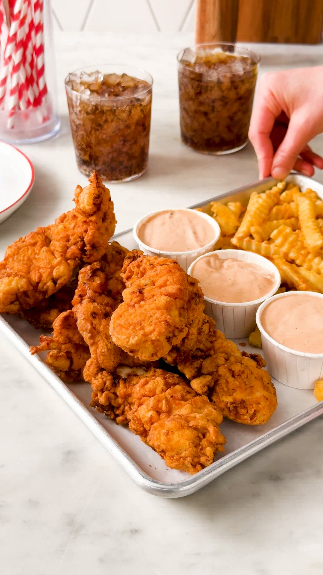 preview for Caniacs Rejoice—My Copycat Raising Cane's Chicken & Sauce Is The Real Deal
