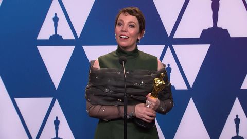 preview for 2019 Oscar Best Actress Winner Olivia Colman's Backstage Interview